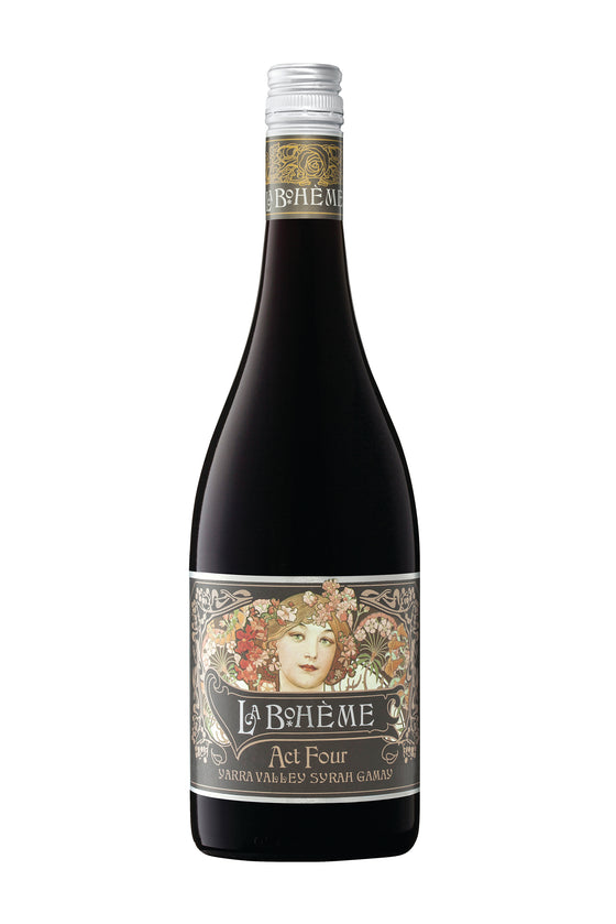LA BOHÈME ACT FOUR SYRAH GAMAY, 2018. 3 WORD REVIEW: DARK FRUITS, SPICE, VIOLETS